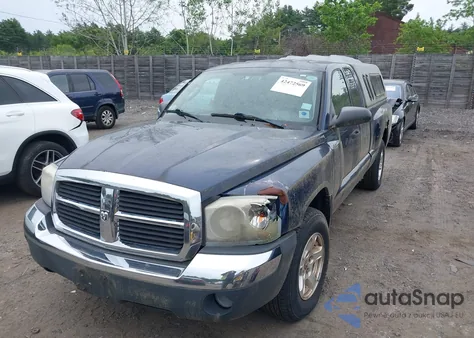 2005 Dodge Dakota Slt from USA, damaged, VIN 1D7HW42K25S220829